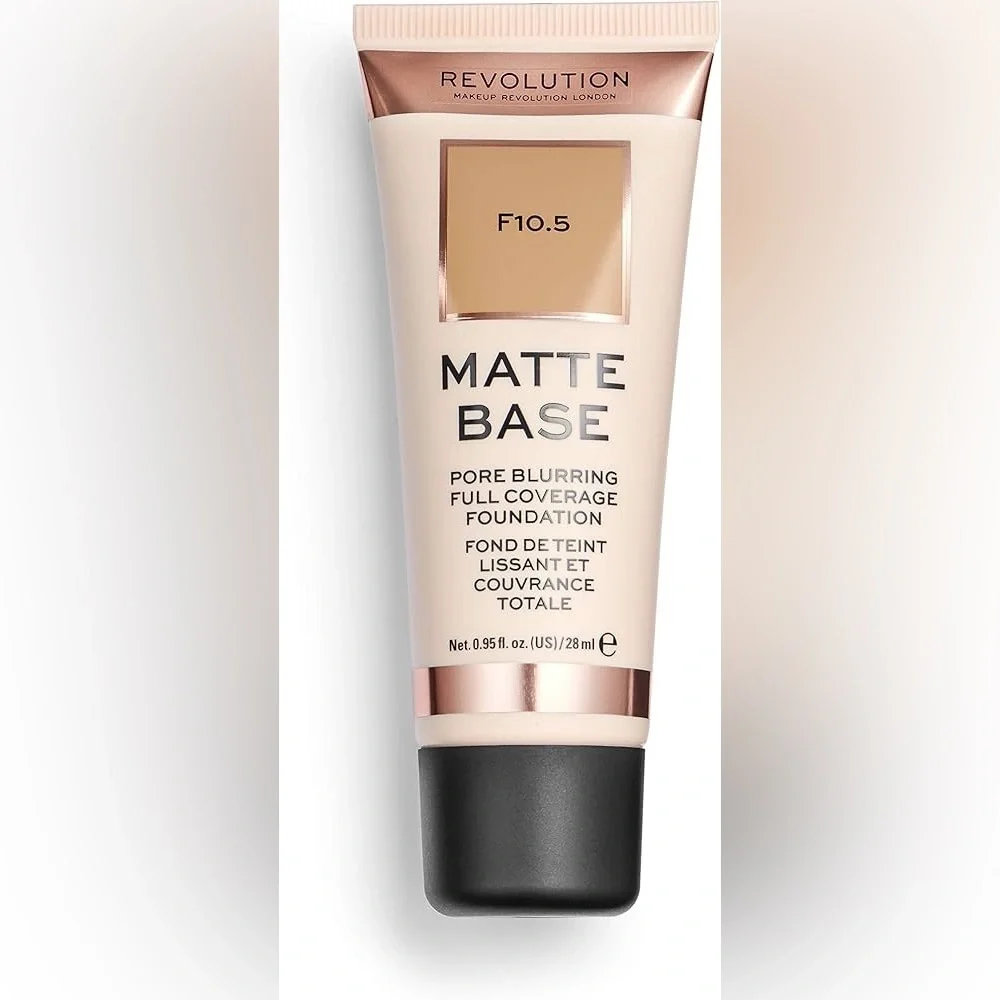❄️ Makeup Revolution | Matte Base Foundation F10.5